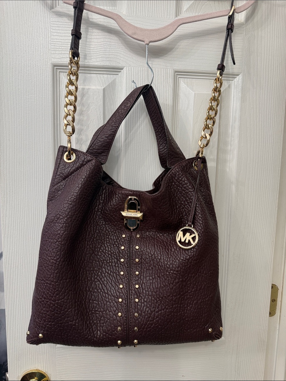 Michael Kors Uptown Astor Legacy Shoulder tote -Barolo